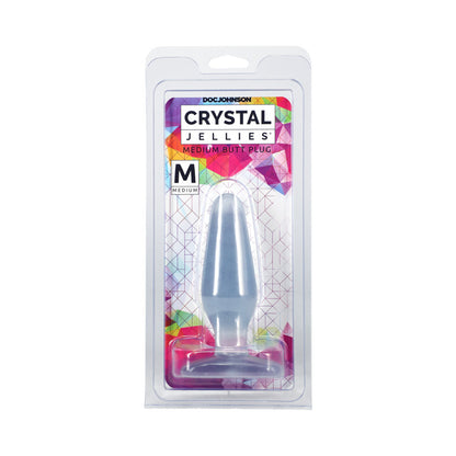 Crystal Jellies Butt Plug Med Clear