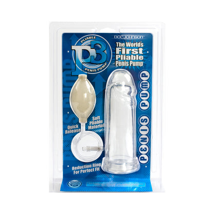 P3 Pliable Penis Pump Clear