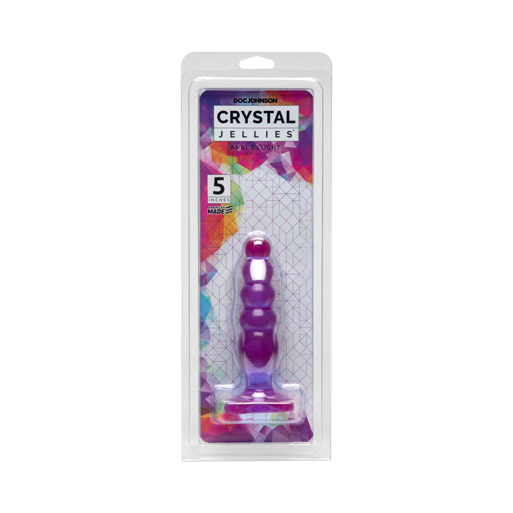 Crystal Jellies Anal Delight 5 Purple