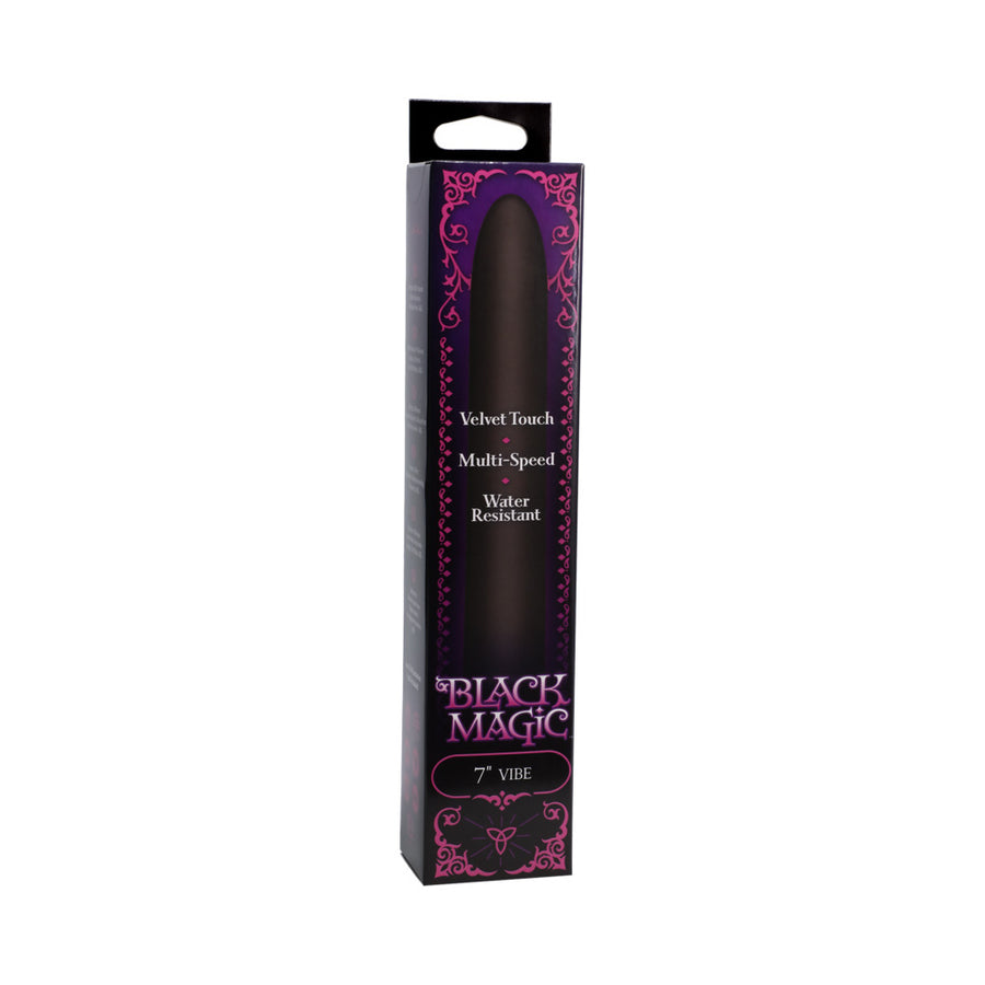 Black Magic Velvet Touch Vibrator Waterproof  - Black