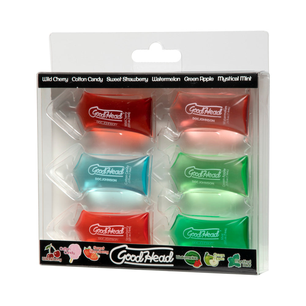 Goodhead Oral Sex Gel Pillow Paks 6 Pack