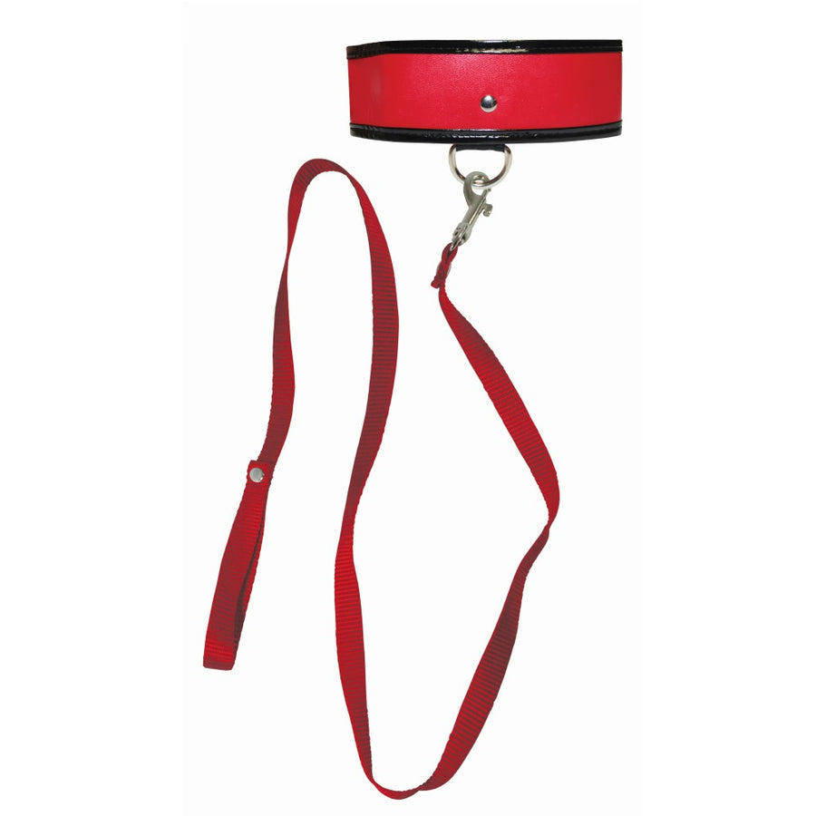Sex &amp; Mischief Red Leash and Collar