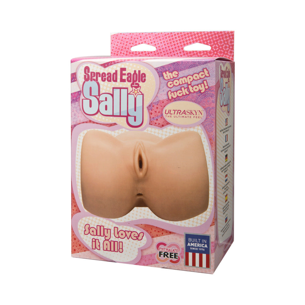 Spread Eagle Sally Compact Masturbator Beige