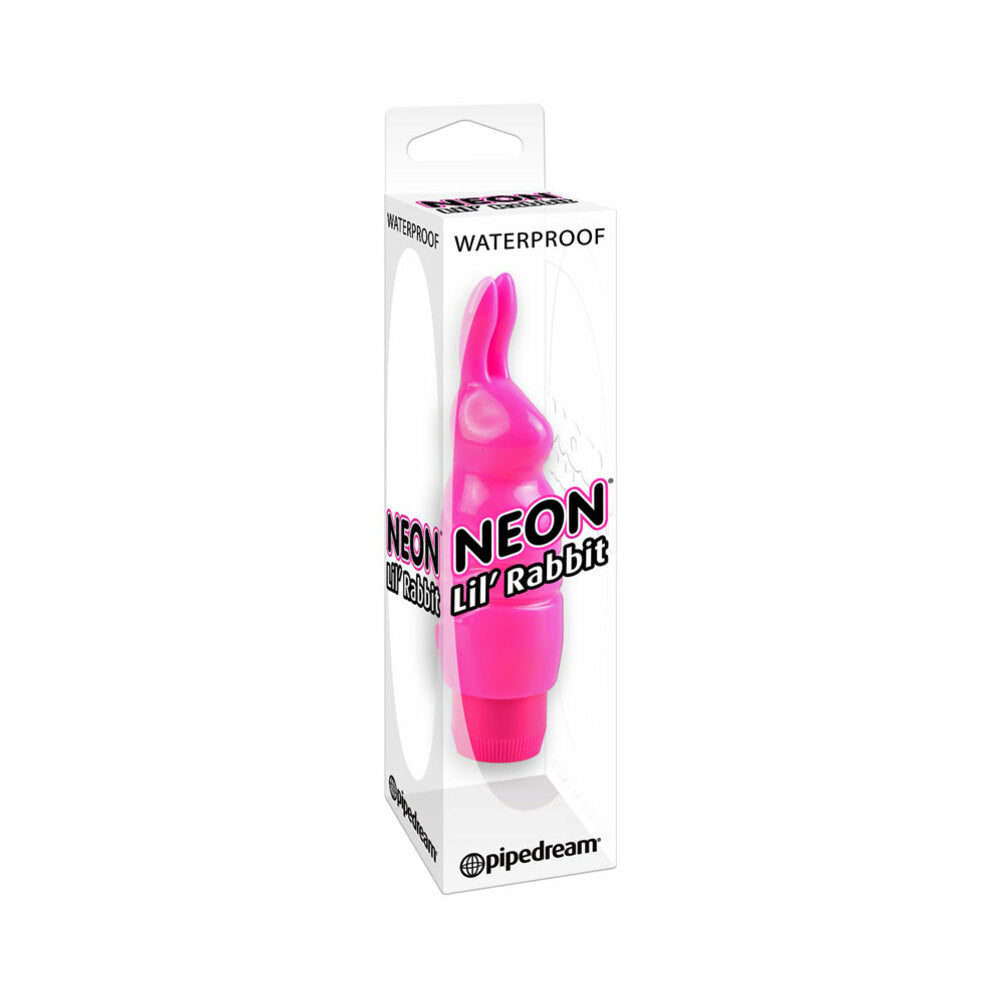 Neon Lil Rabbit Pink Bullet Vibrator