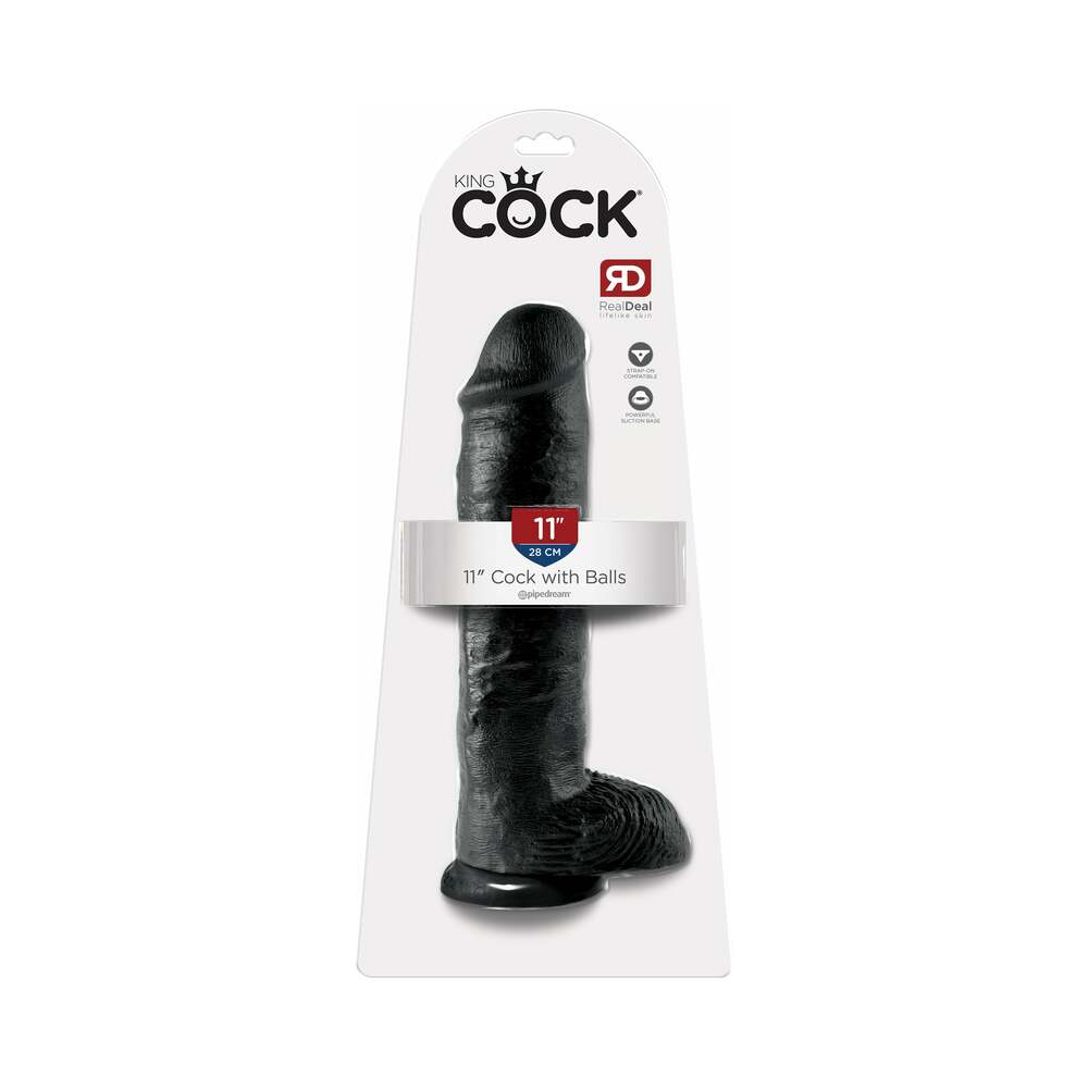 King Cock 11&quot; Cock - Black