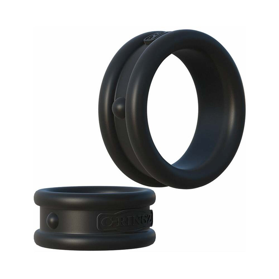Fcr Max Width Silicone Rings Black