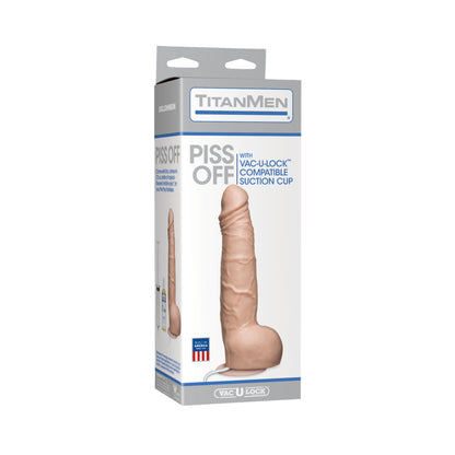 Piss Off Dildo with Suction Cup - Beige