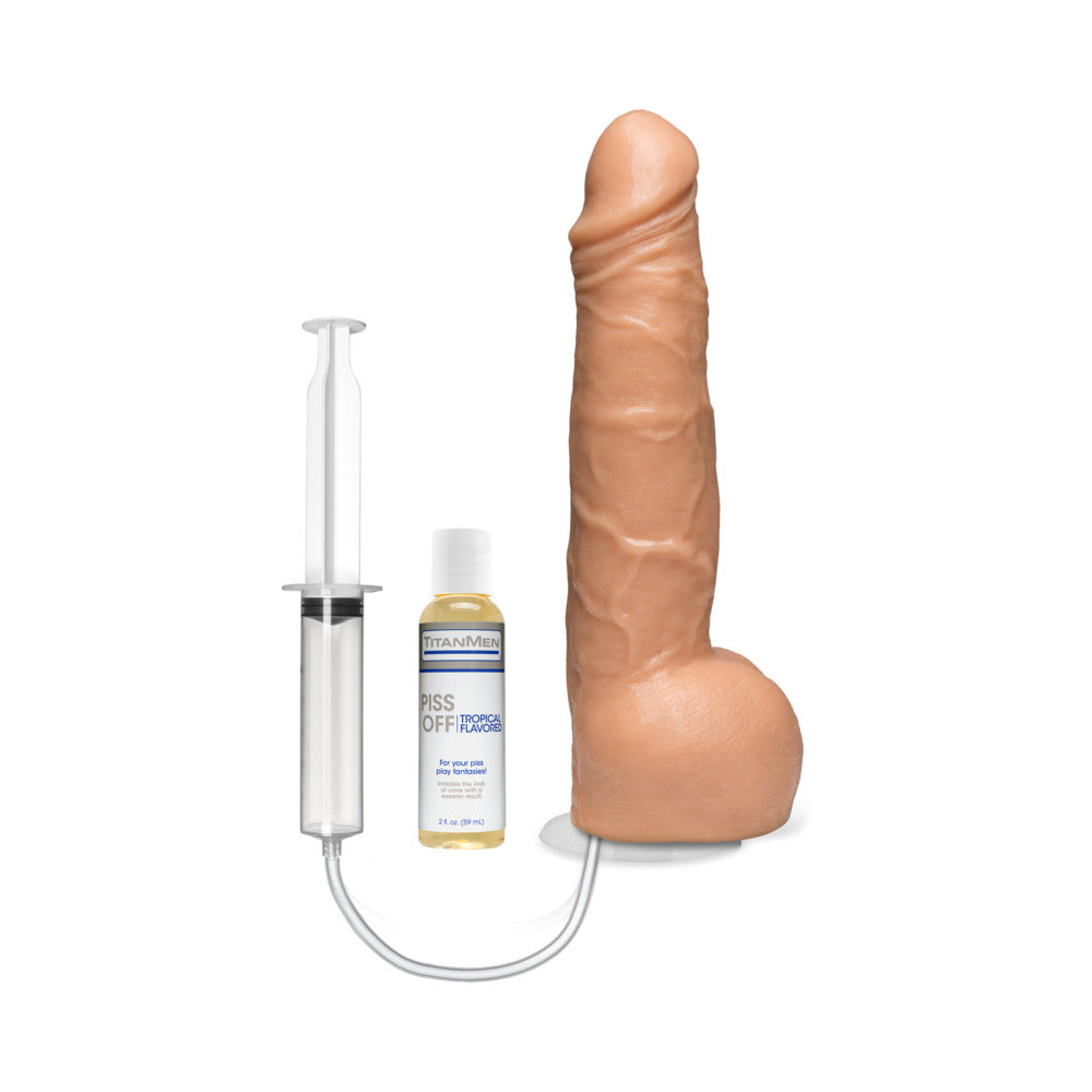 Piss Off Dildo with Suction Cup - Beige