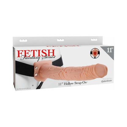 Fetish Fantasy 11in Hollow Strap-on Flesh