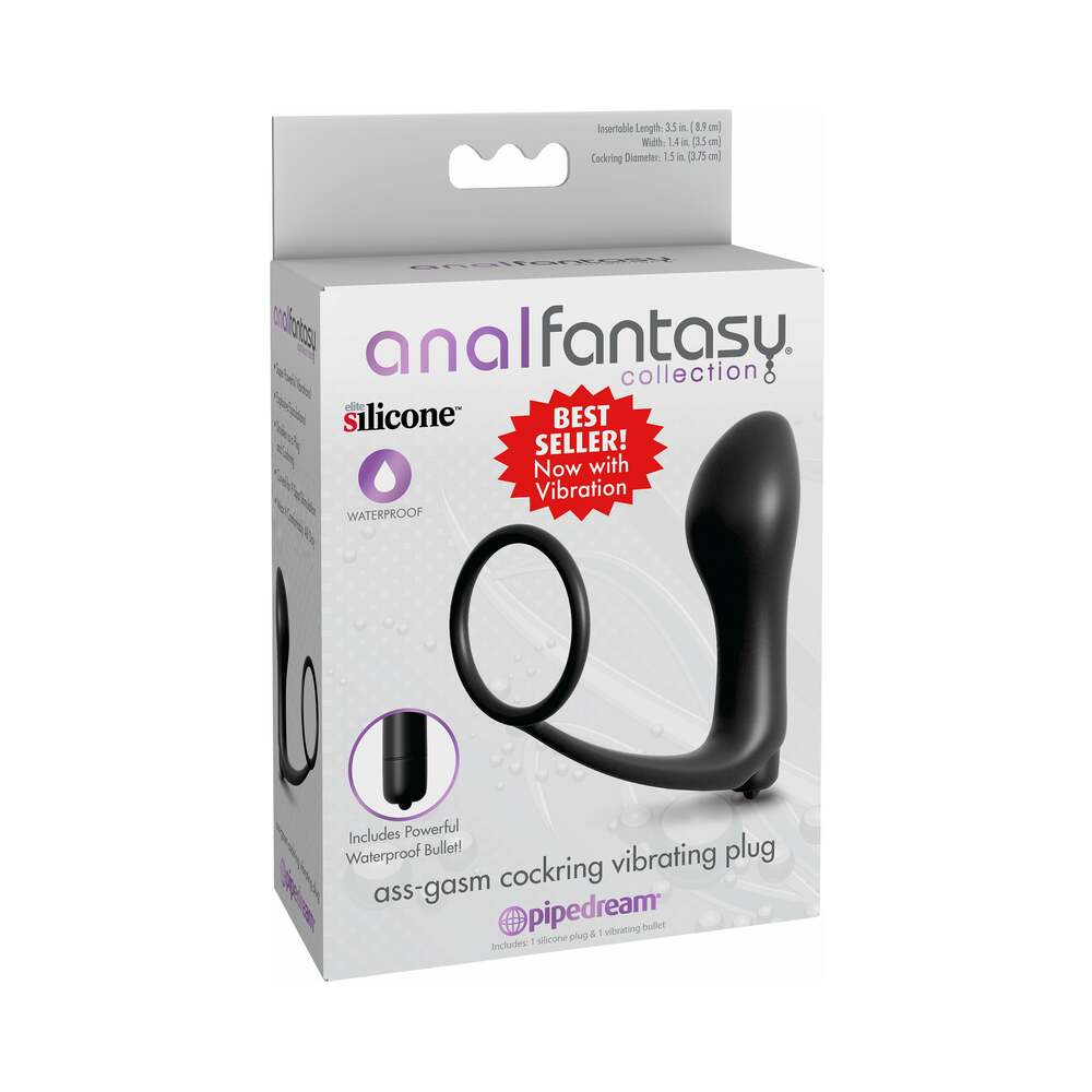 Afc Ass Gasm Cockring Vibrating Plug