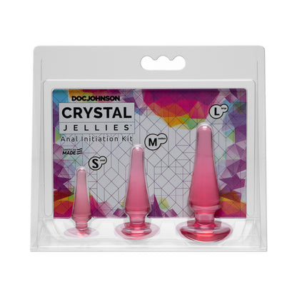 Crystal Jellies Anal Initiation Kit Purp