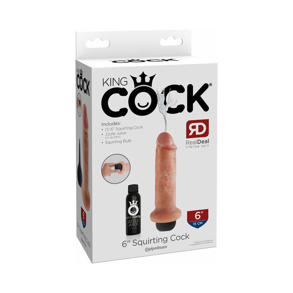 King Cock 6in Squirting Cock