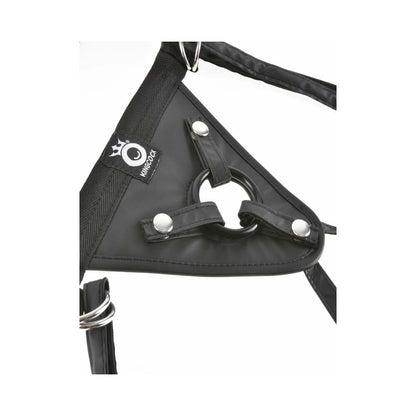 King Cock Fit Rite Harness Black Nylon Strap On