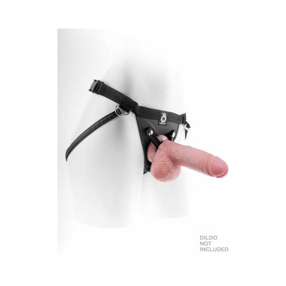 King Cock Fit Rite Harness Black Nylon Strap On