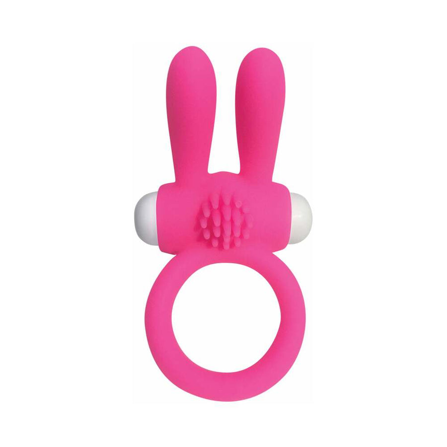 Neon Rabbit Cock Ring Vibrator