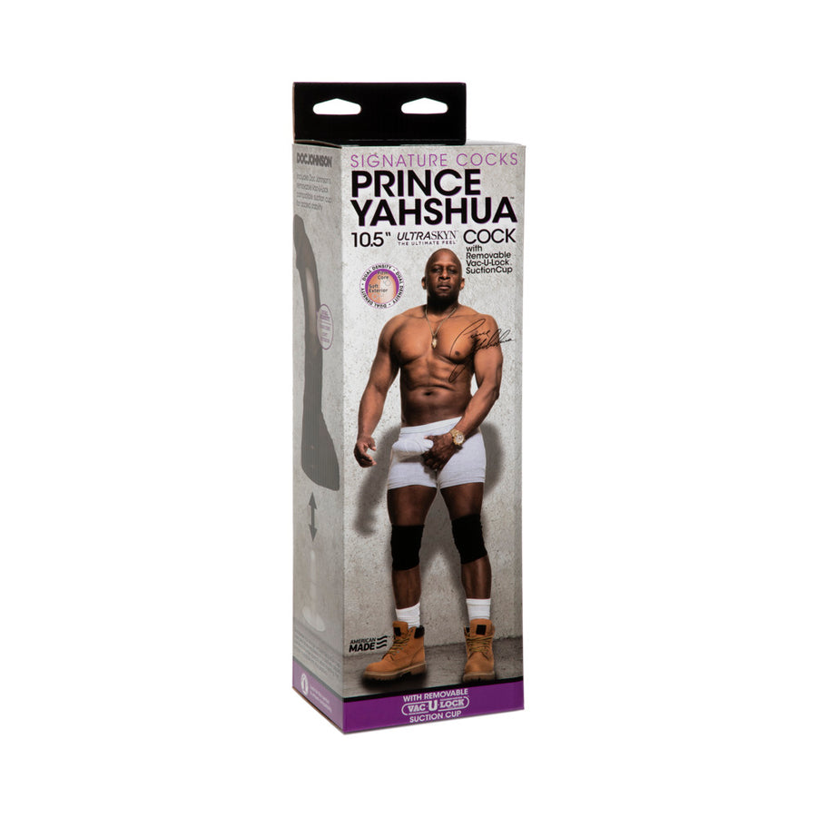 Prince Yahshua Ultraskyn 10.5 inches Cock Brown Dildo