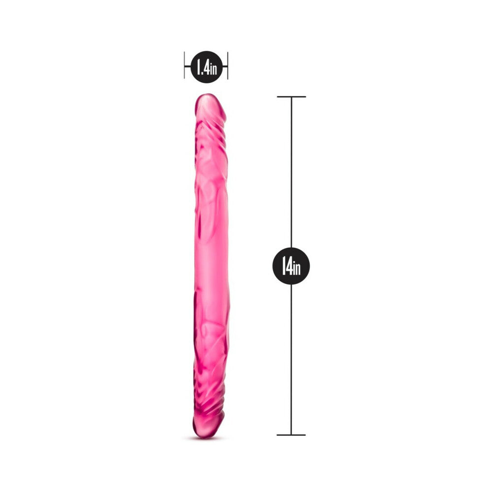 B Yours 14 Double Dildo - Pink