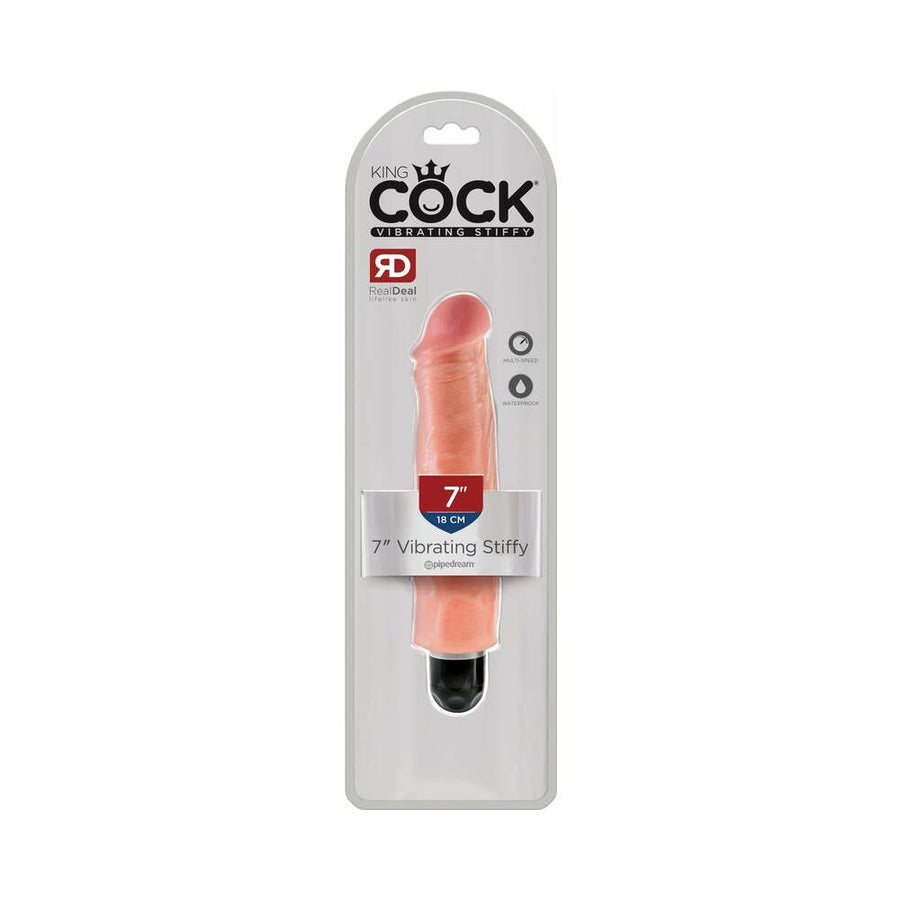 King Cock 7 inches Vibrating Stiffy