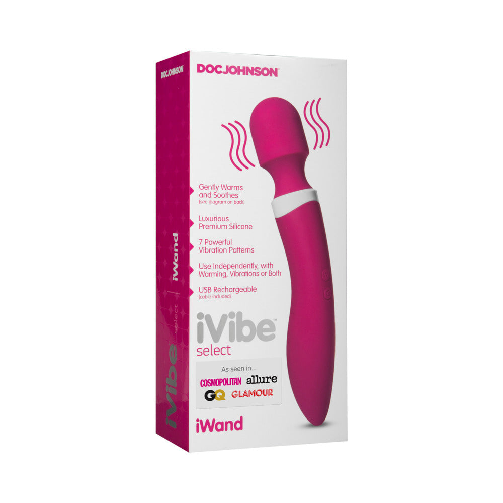 iVibe Select iWand Body Massager Gently Warms