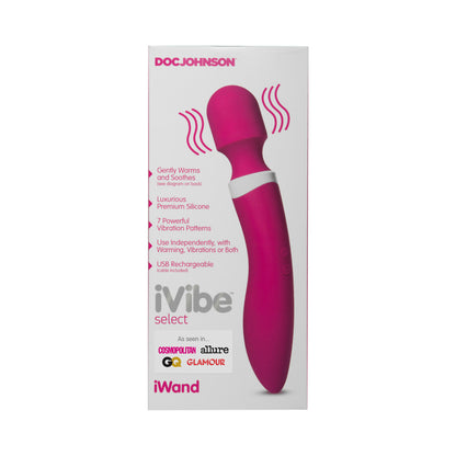 iVibe Select iWand Body Massager Gently Warms