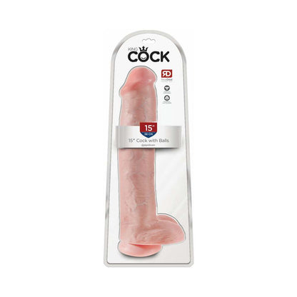 King Cock 15 inches Cock with Balls Dildo