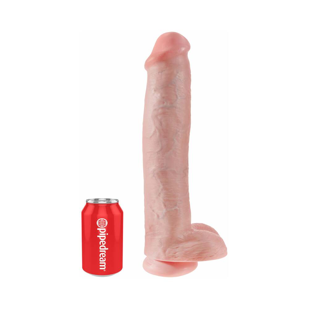 King Cock 15 inches Cock with Balls Dildo