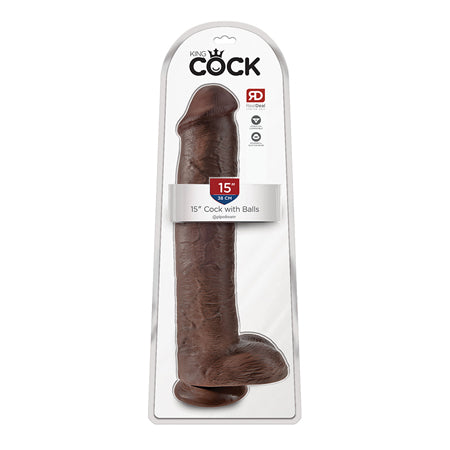 King Cock 15 Cock Wtih Balls - Brown-Sexual Toys®-Sexual Toys®