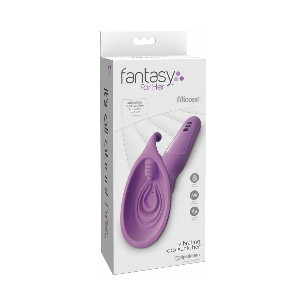 Fantasy For Her Vibrating Roto Suck-Her Purple