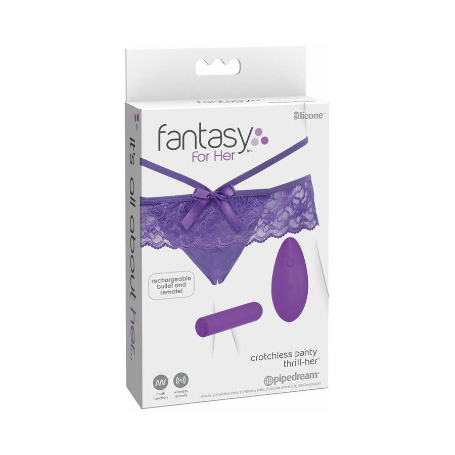 Fantasy For Her Crotchless Panty Thrill-her