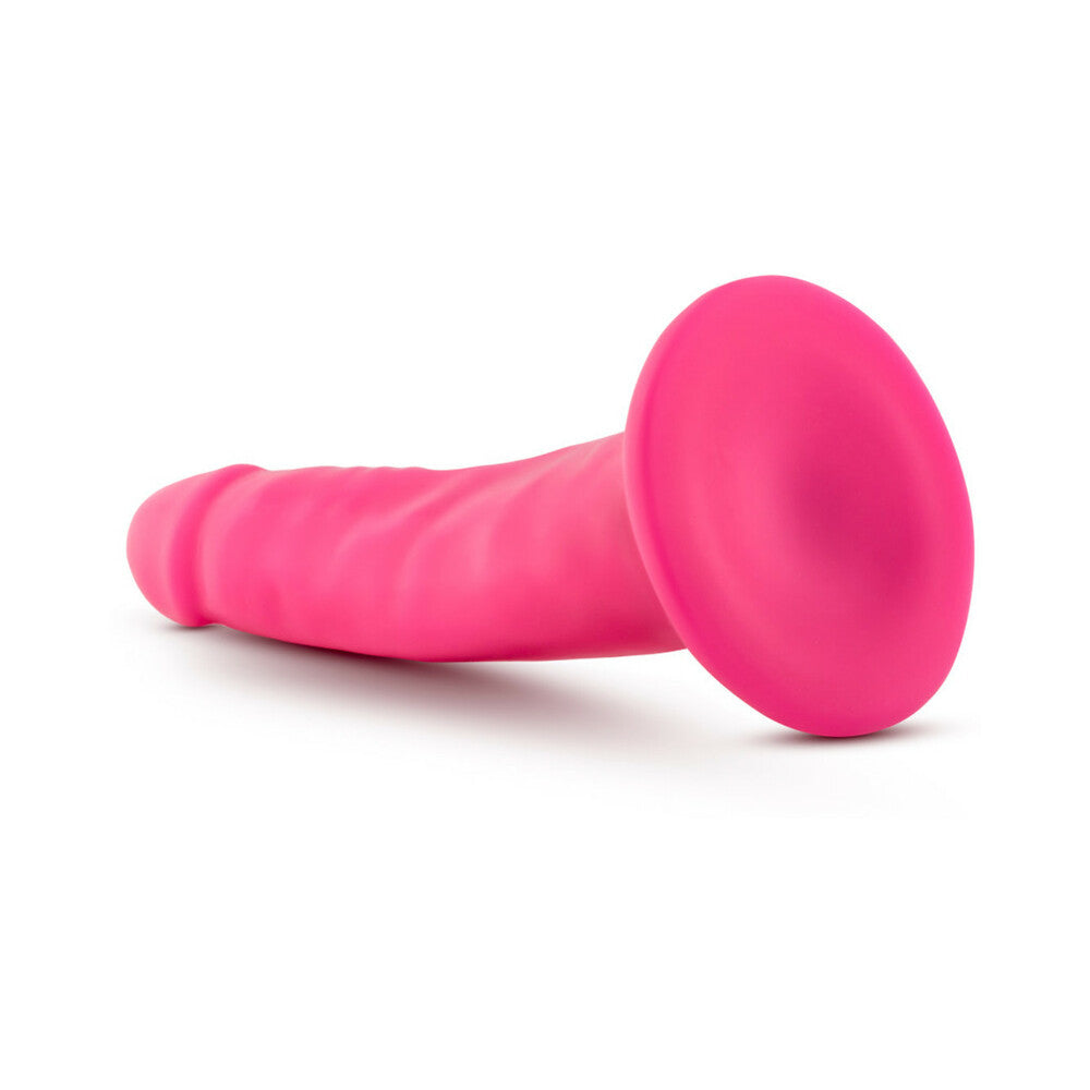 Neo Dual Density 5.5 inch Realistic Dildo Neon