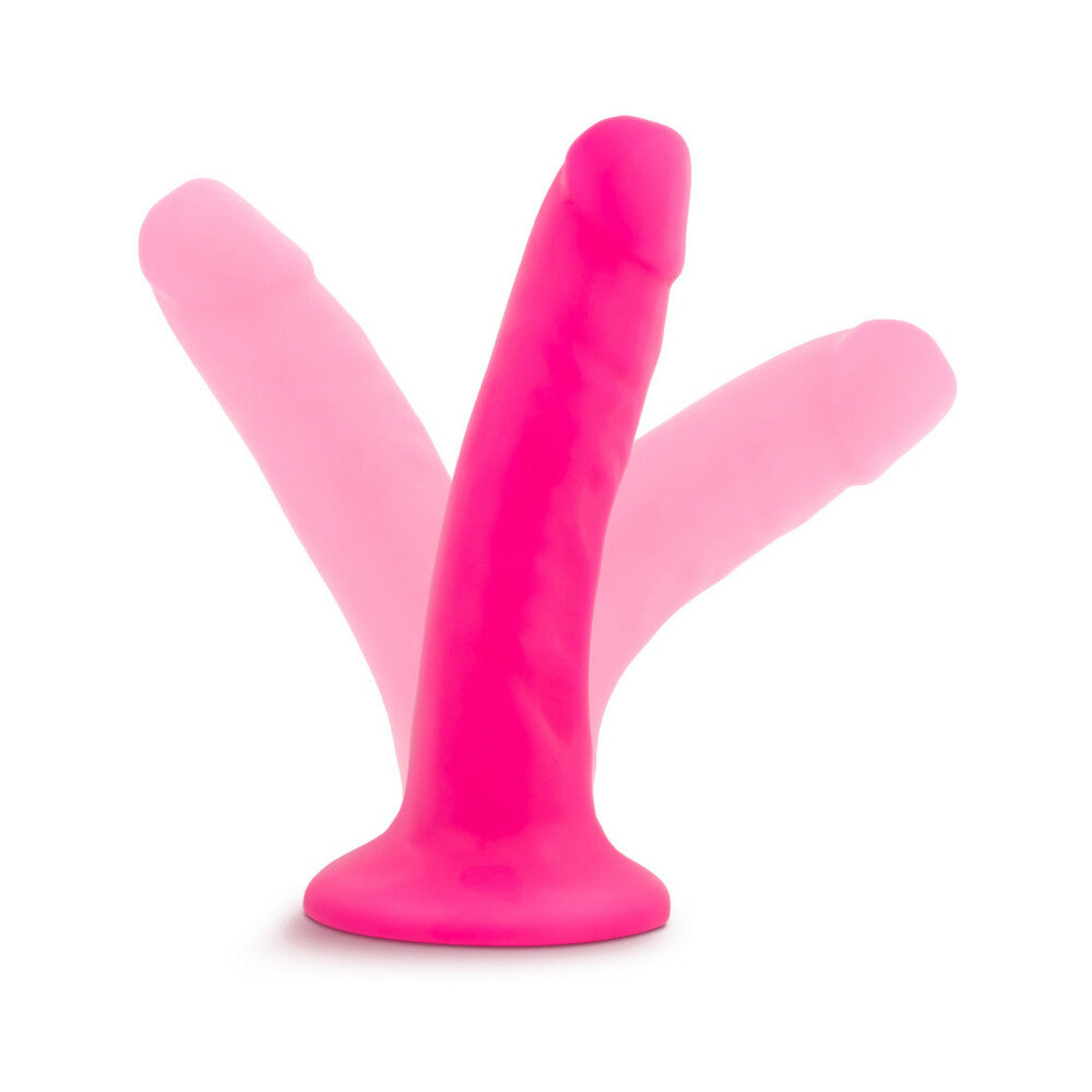 Neo Dual Density 5.5 inch Realistic Dildo Neon