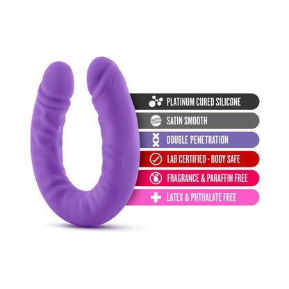 Ruse - 18 Inch Silicone Slim Double Dong