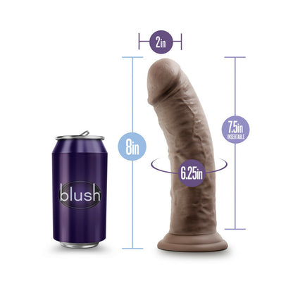 Au Naturel Dildo W/suction 8 Vanil