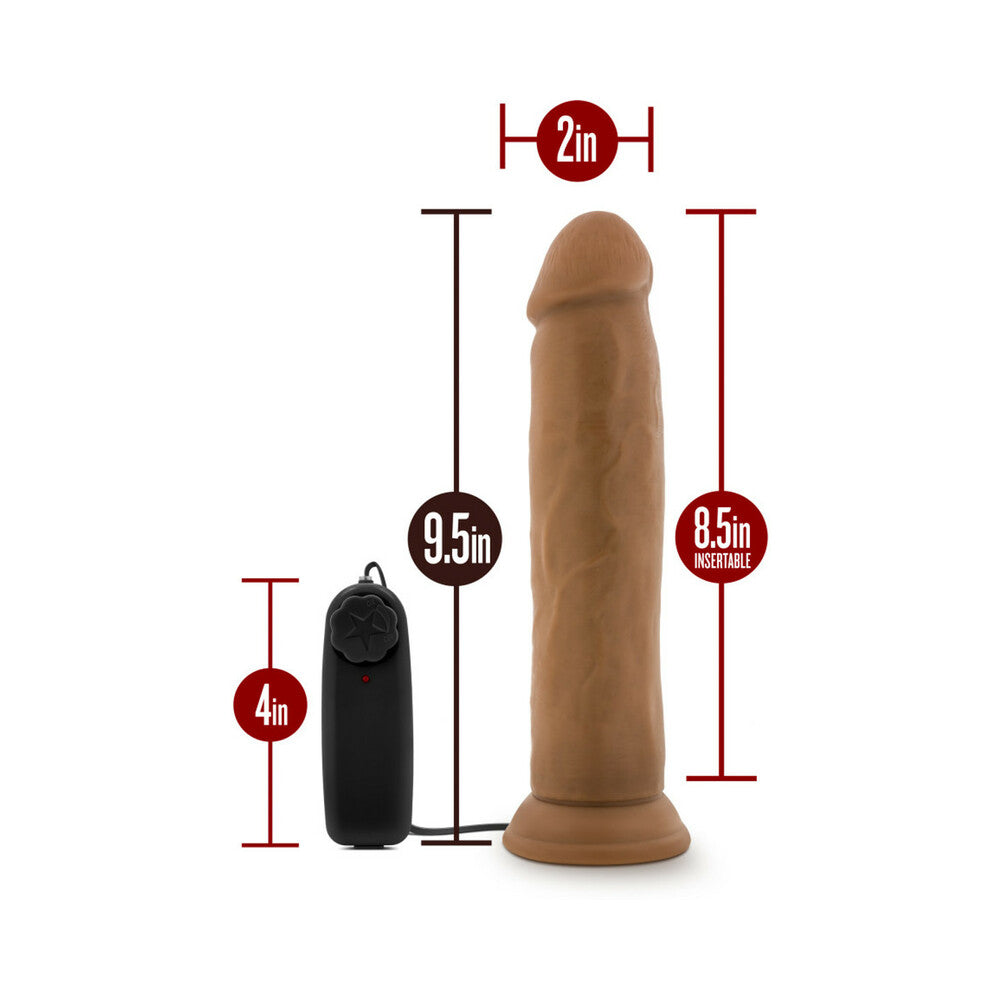 Dr Skin Dr Throb Vibe Cock W/suction Moc