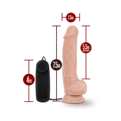 Dr Skin Dr Tim Vibe Cock W/suction Vanil