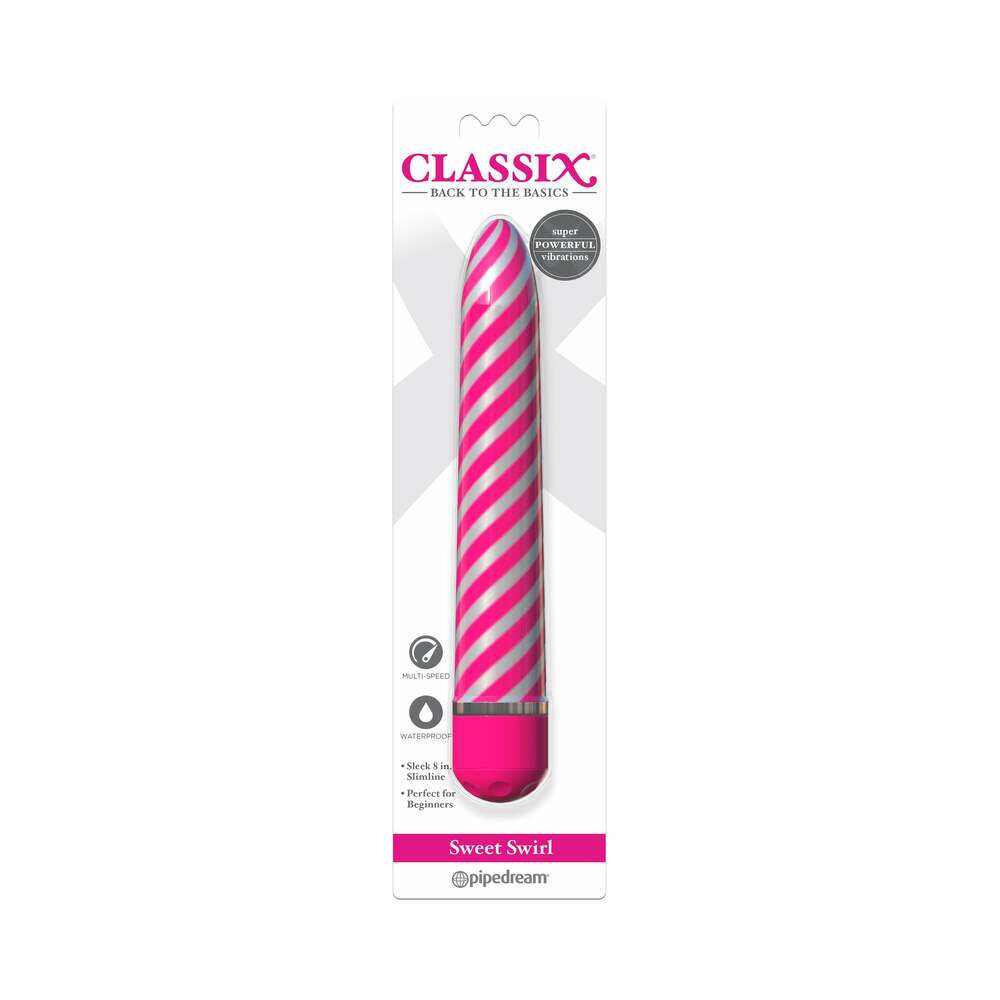 Classix Sweet Swirl Vibrator - Blue