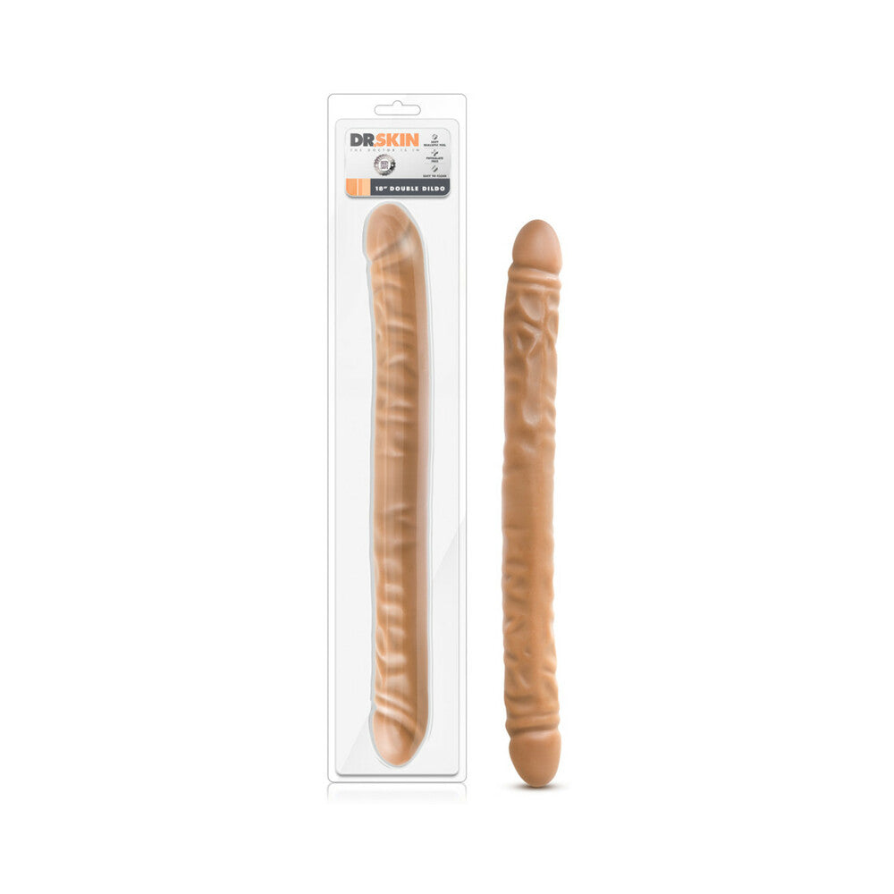 Dr. Skin - 18 Inch Double Dildo - Chocolate