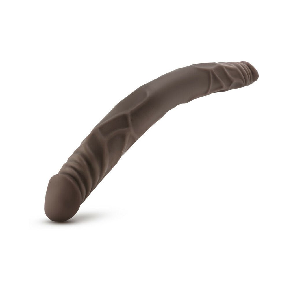 Dr. Skin - 14 Inch Double Dildo - Chocolate