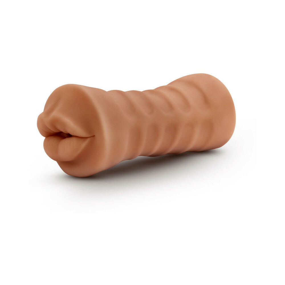 M For Men Isabella Mocha Tan Mouth Stroker