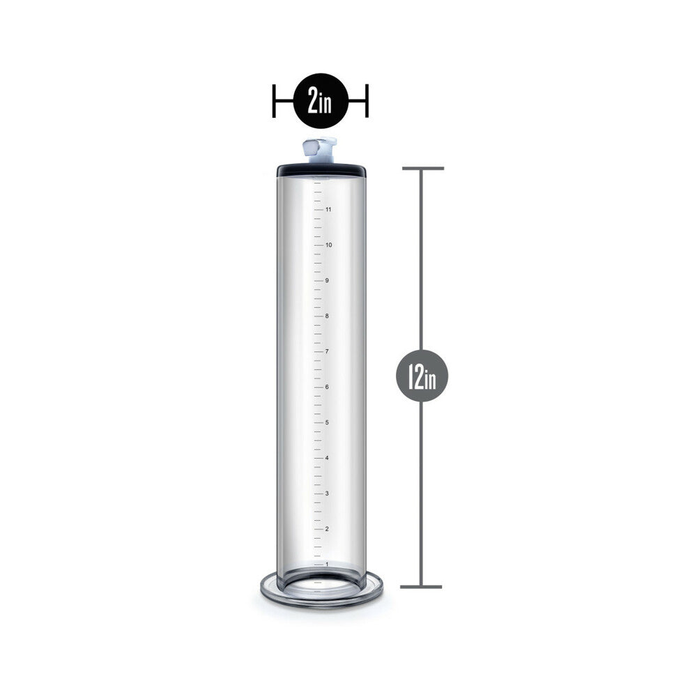 Performance - 12in X 2in Penis Pump Cylinder - Clear