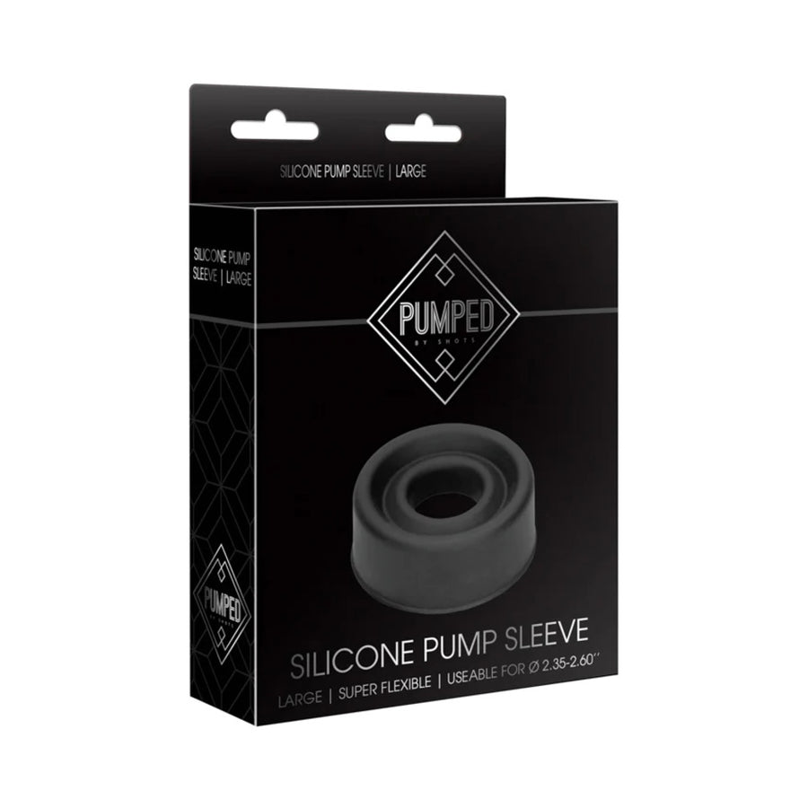 Pumped - Silicone Pump Sleeve Large - Black