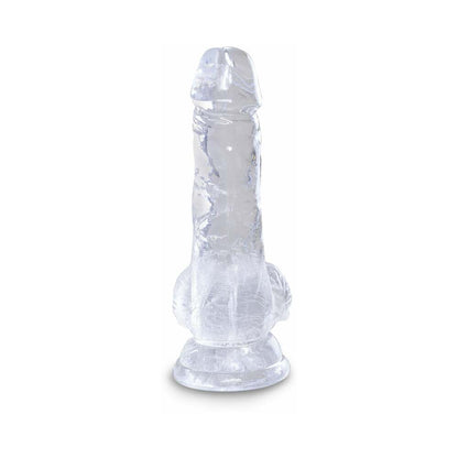 King Cock Clear 5in Cock with Balls