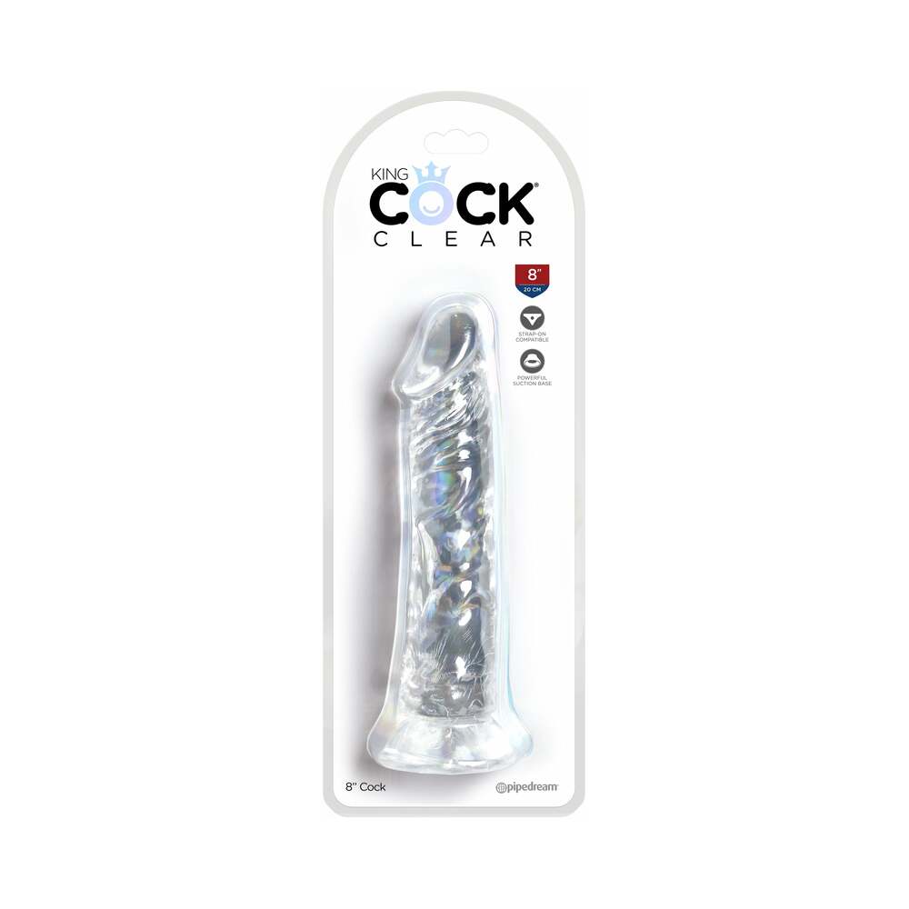 King Cock Clear 8in Cock