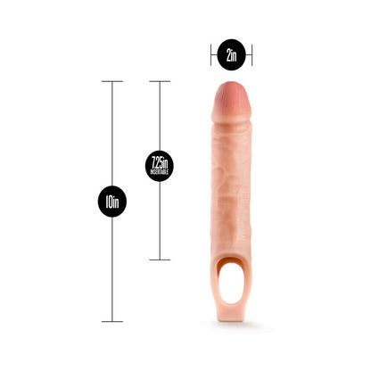 Performance - 10 Inch Cock Sheath Penis Extender - Vanilla