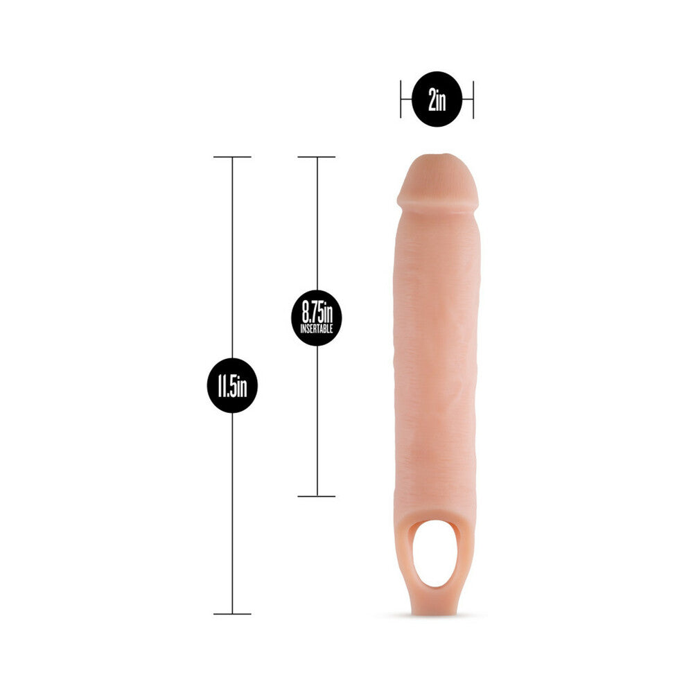 Performance - 11.5 Inch Cock Sheath Penis Extender - Vanilla