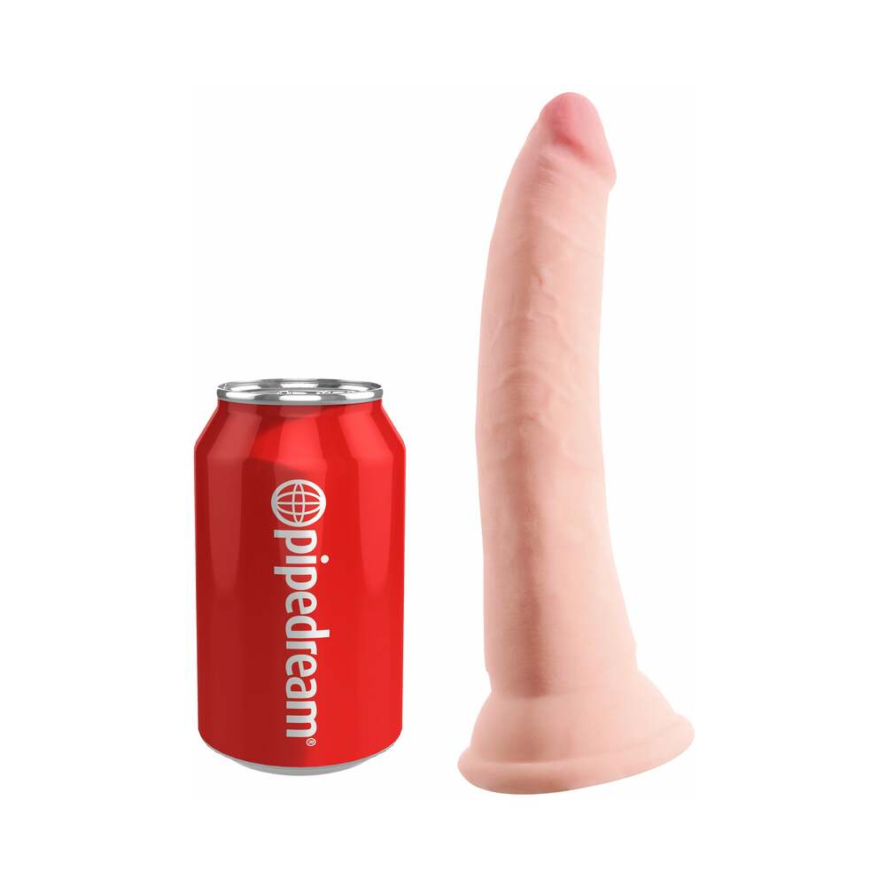 King Cock Triple Density 7 inches Beige Dildo