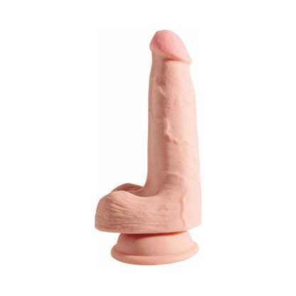 King Cock Triple Density 5 inches Dildo with Balls Beige