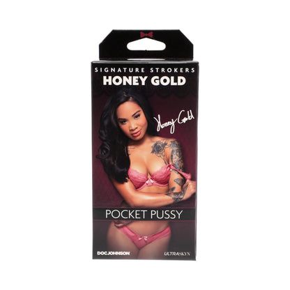 Signature Strokers - Honey Gold - Ultraskyn Pocket Pussy Caramel
