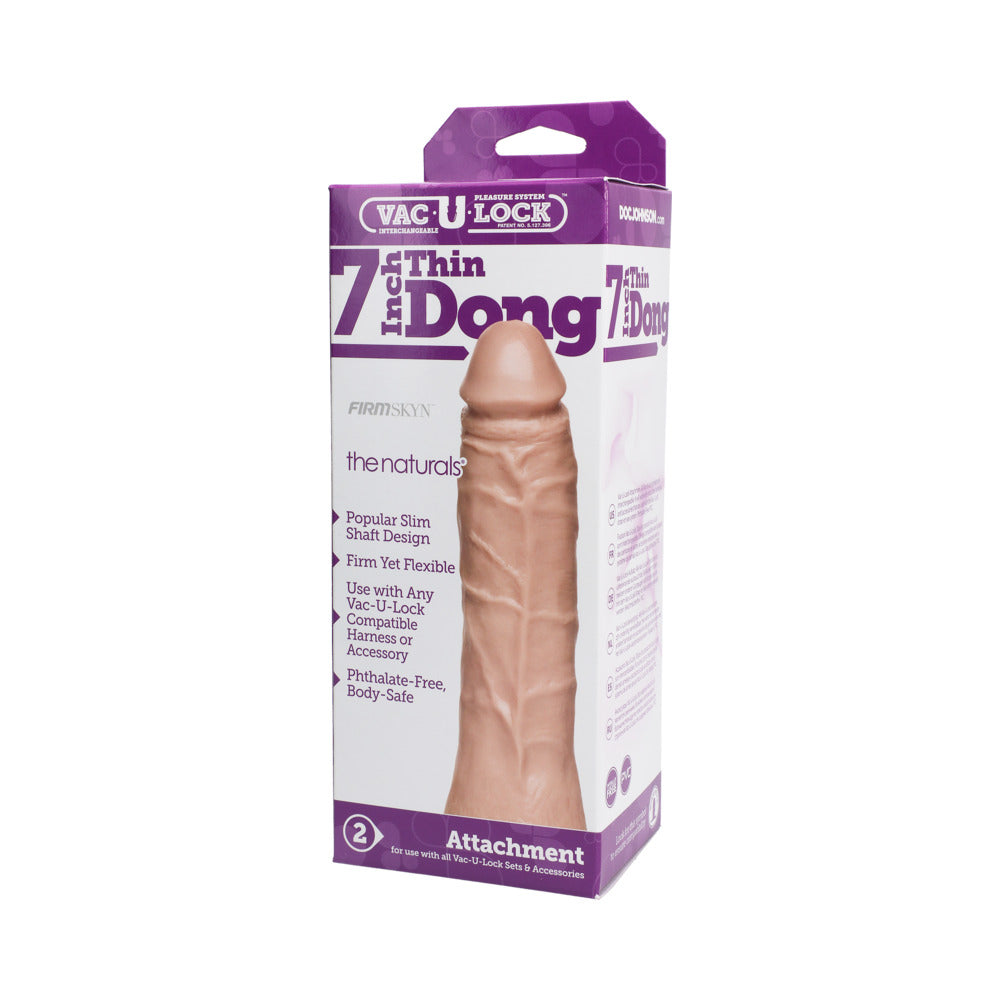 Bulk Vac-U-Lock 7In Thin Dong White