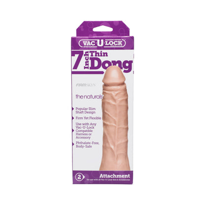 Bulk Vac-U-Lock 7In Thin Dong White